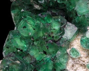 Fluorite on Feldspar, Erongo Mnt Region, Namibia