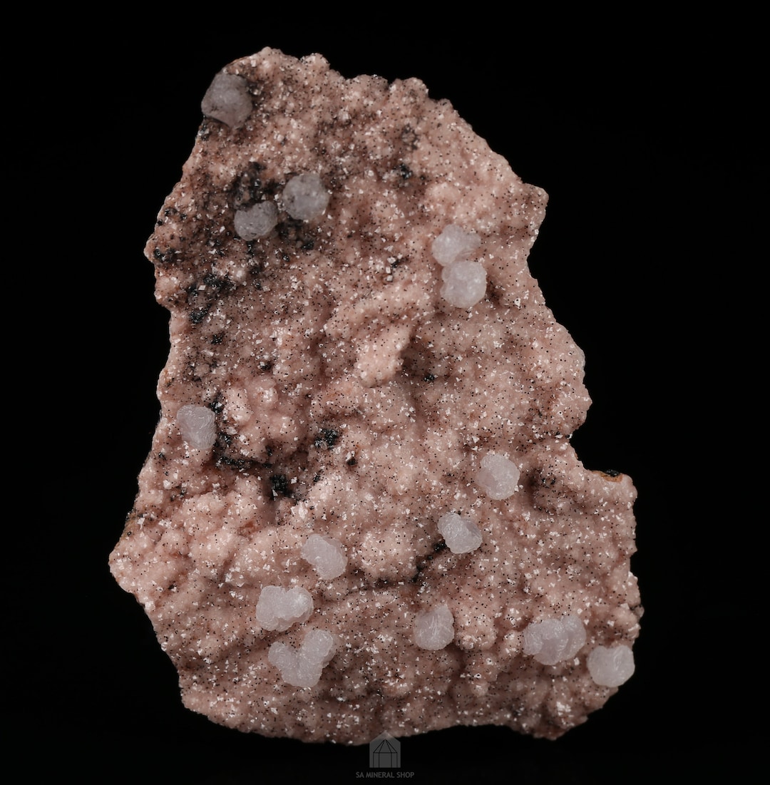 Rhodochrosite, Groutite & Mangano Calcite, N'Chwaning II, Kalahari Manganese Field, South Africa