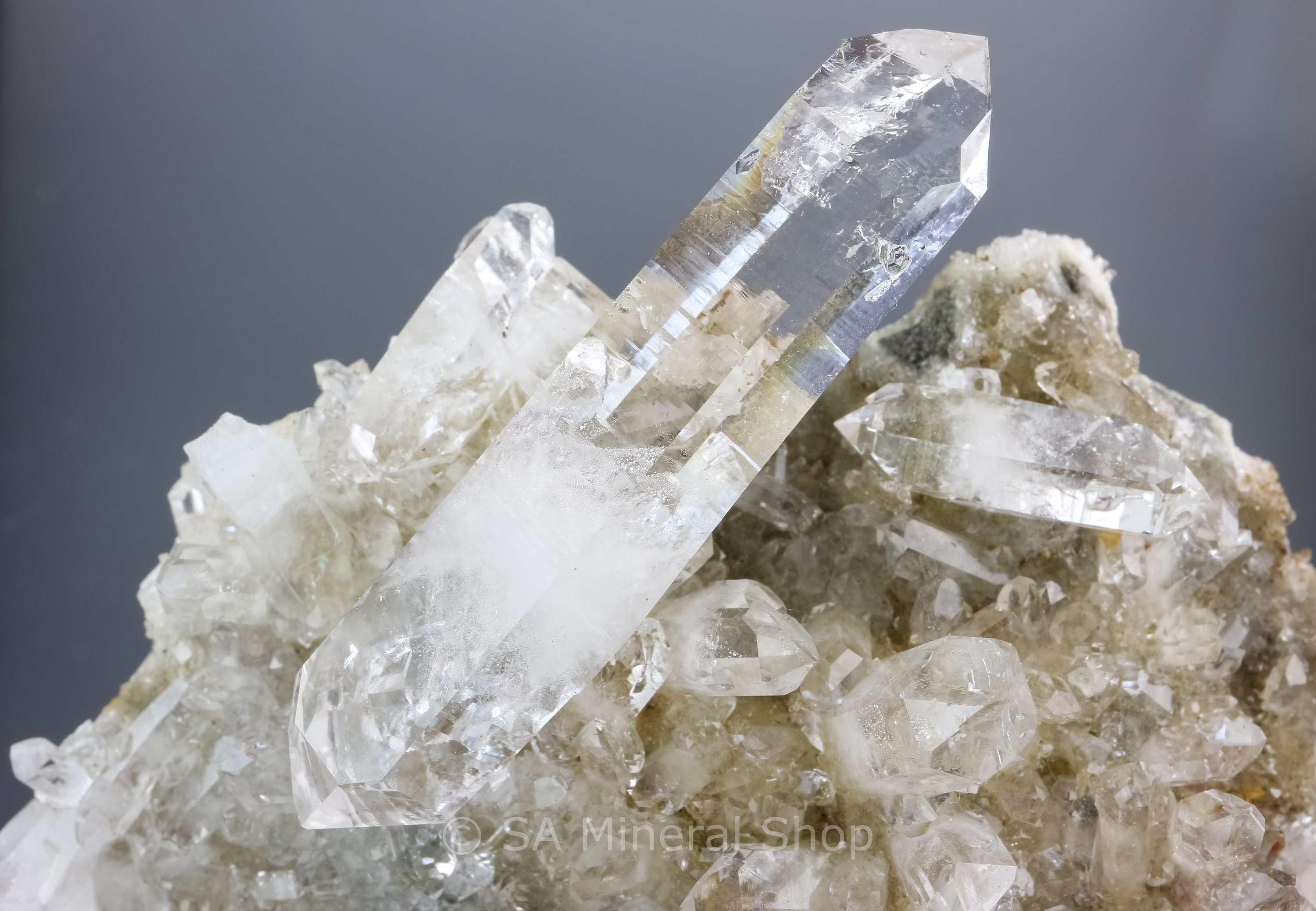 High Lustre Quartz on Matrix Gobobosebberge Mnt Namibia Etsy