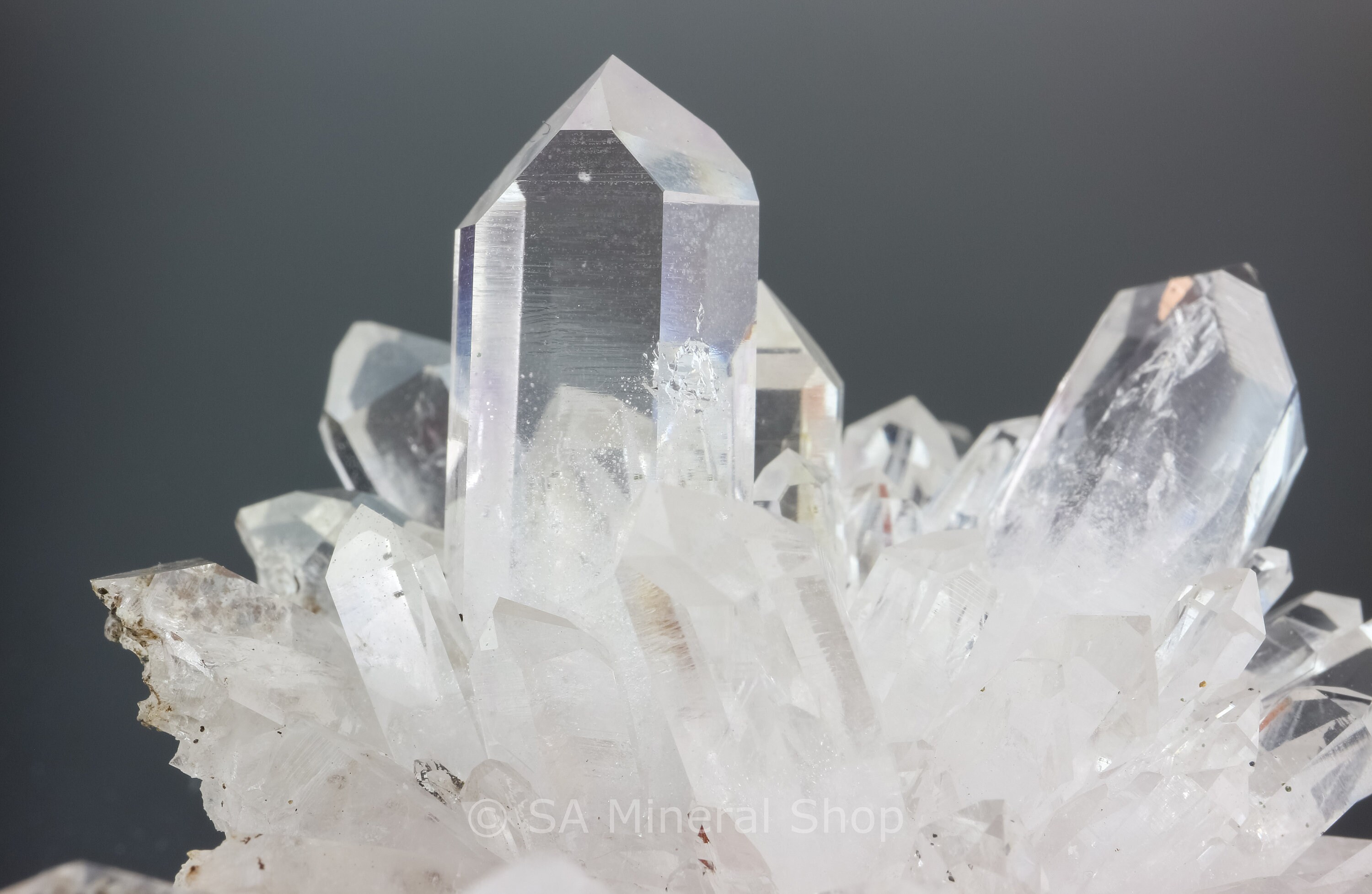 素晴らしいスターバースト クォーツ クラスター、ゴボボセベルゲ山