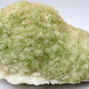 Duftite On Lustrous Calcite Dome, Tsumeb, Namibia