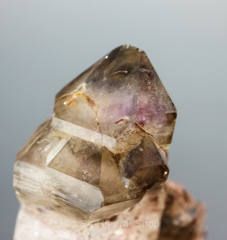 Zimbabwe Chiredzi Prov Chibuku Mine Double Terminated Amethyst in Quartz