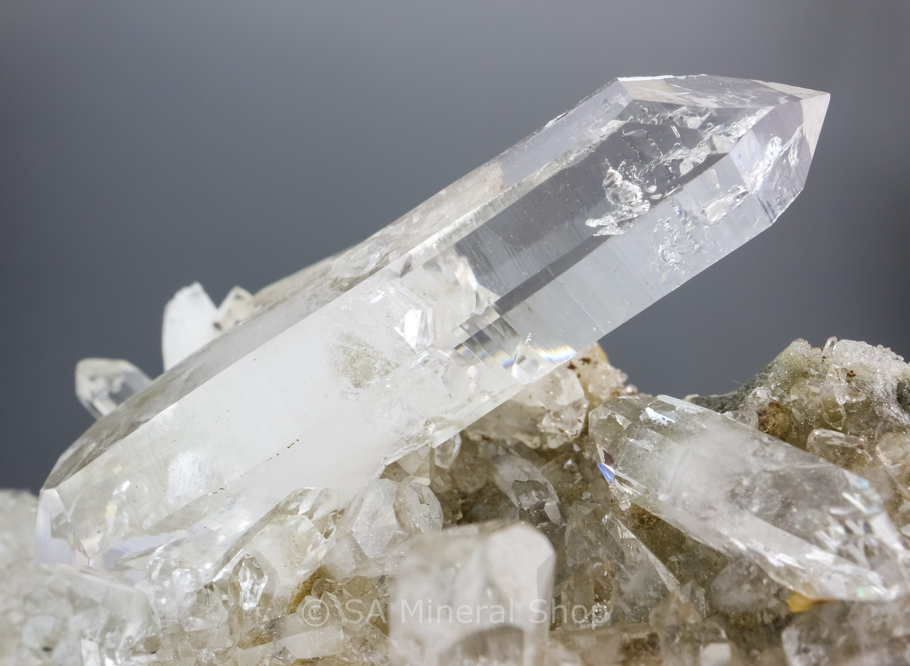 High Lustre Quartz on Matrix Gobobosebberge Mnt Namibia Etsy