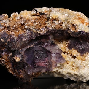 Fluorite on Muscovite Matrix, Erongo Mnt Region, Namibia