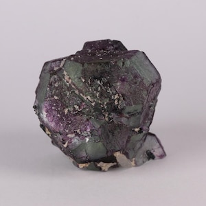Schorl on Fluorite, Erongo Mountains, Karibib Constituency, Erongo Region, Namibia