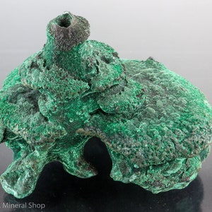 Unusual Malachite with Hollow Tubes, Mashamba West Mine, Katanga, DR Congo