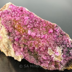 Pink Cobaltoan Dolomite On Matrix, Mashamba West Mine, Katanga, RD Congo