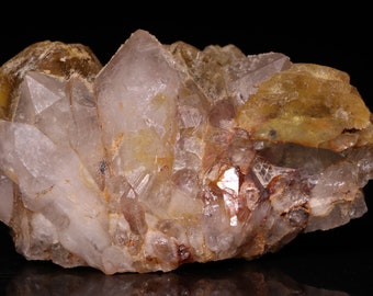 Fluorite Balls on Quartz Cluster, Riemvasmaak, Northern Cape, South Africa