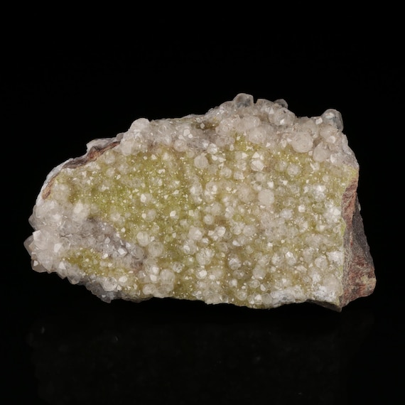 Calcite on Ettringite on Matrix, Wessels Mine, Kalahari Manganese Field, South Africa