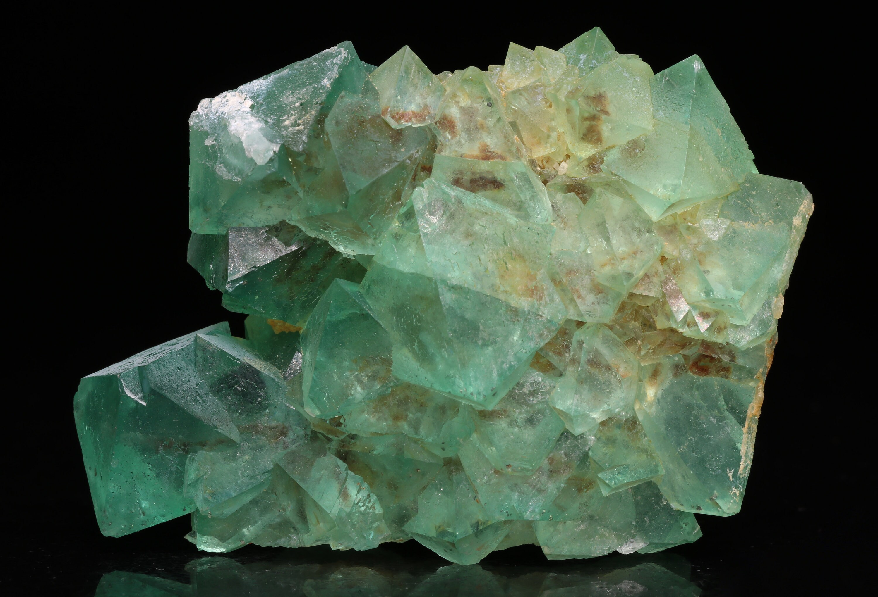 フローライトクラスター、リームバスマーク、北ケープ州、南アフリカ