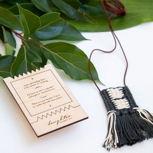 DIY Woven Necklace Kit Beginner Weaving image 2