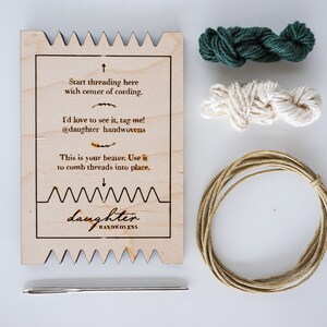 DIY Woven Necklace Kit Beginner Weaving image 4