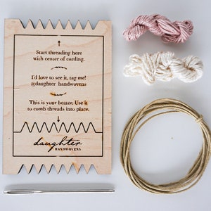 DIY Woven Necklace Kit Beginner Weaving image 3