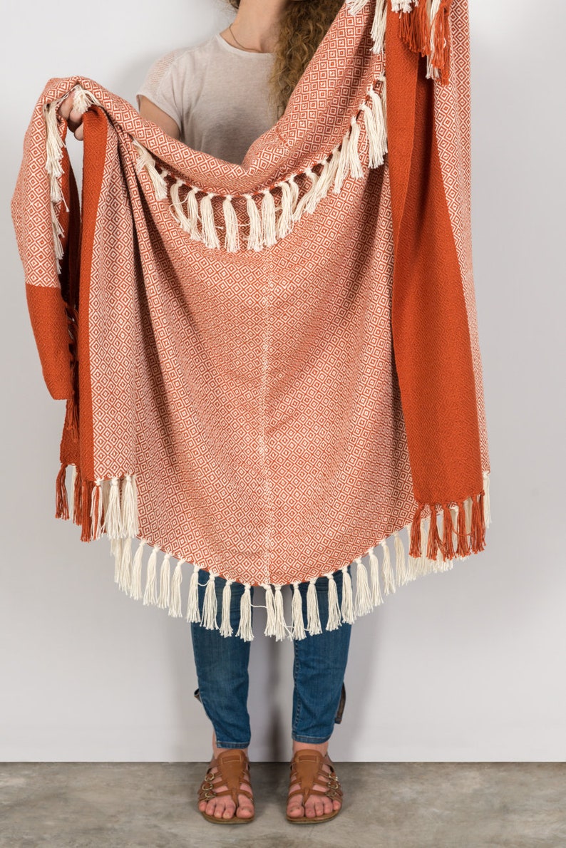 Hand Woven Throw Blanket Etsy