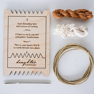 DIY Woven Necklace Kit Beginner Weaving image 6