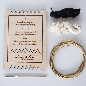 DIY Woven Necklace Kit Beginner Weaving image 7