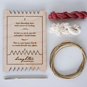 DIY Woven Necklace Kit Beginner Weaving image 8