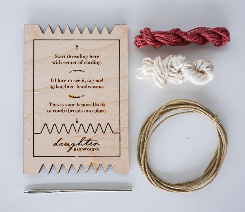 DIY Woven Necklace Kit Beginner Weaving image 8