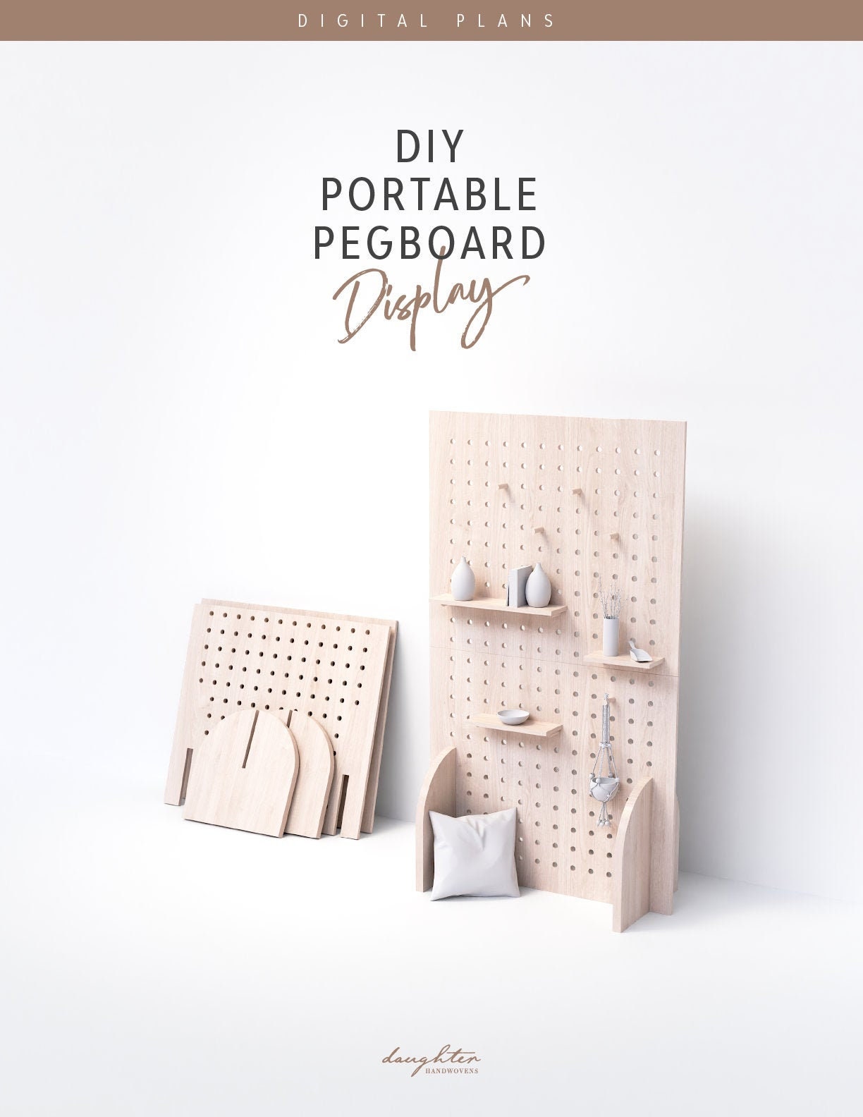 DIY Portable Pegboard Display Digital Plans Etsy UK