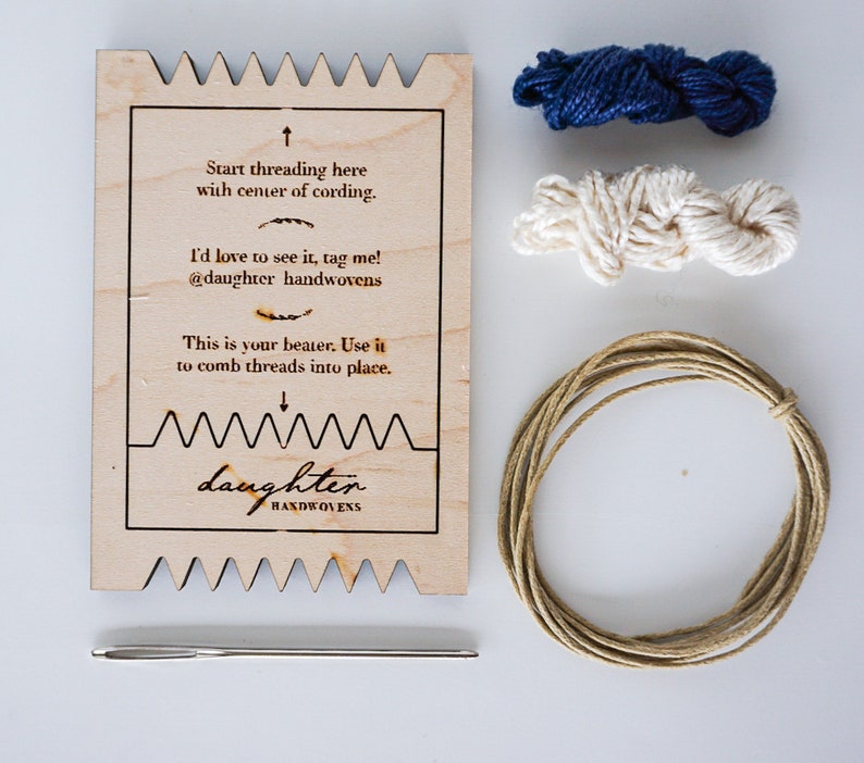 DIY Woven Necklace Kit Beginner Weaving image 5