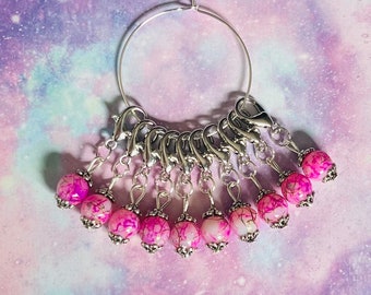 DREAM FAIRY stitch markers, keyrings for crochet & knitting