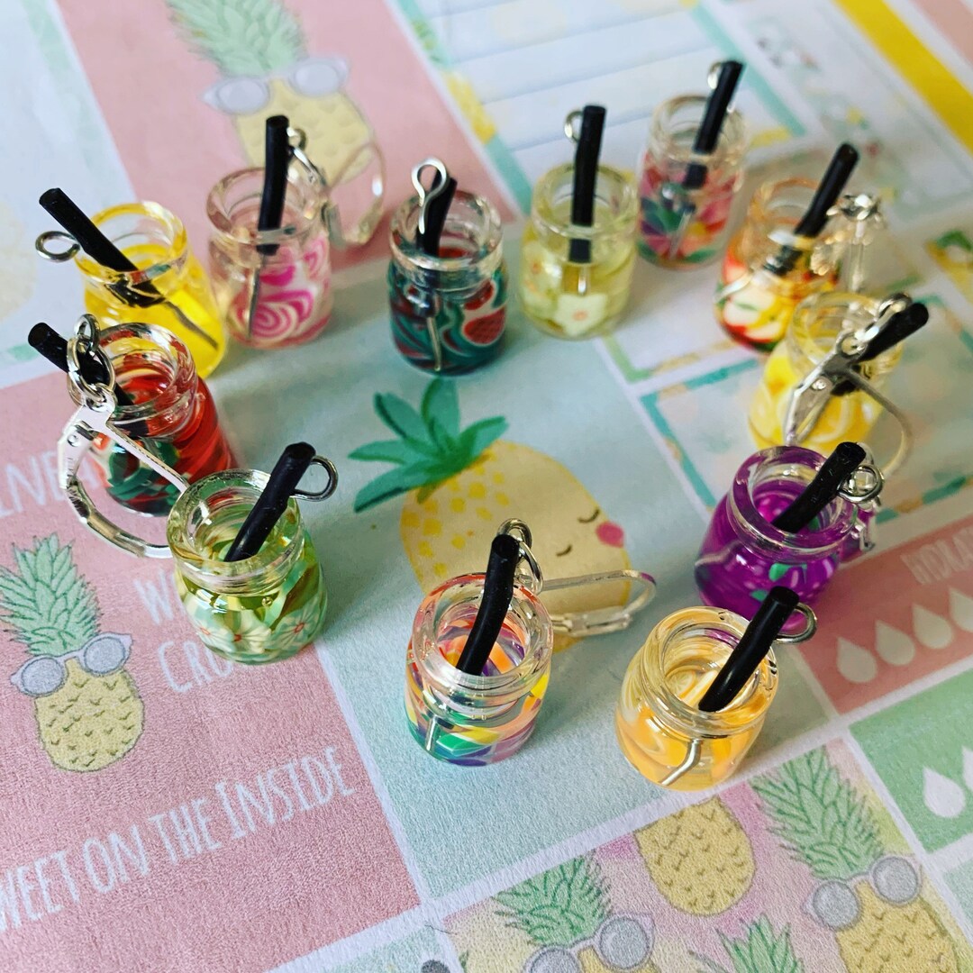 FRUIT COCKTAIL Stitch Markers, Keyrings for Crochet & Knitting - Etsy