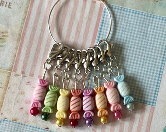 SWEETIES stitch markers - Stitch markers, keyrings for crochet & knitting