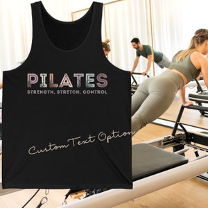 Custom Pilates Tank Top: Bella Canva Instructor Gift