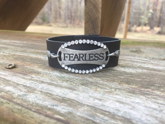 Fearless leather hotsell bracelet