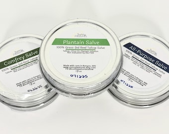 Ungüento herbal de sebo