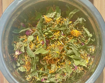 Dried Herbs - Wildcrafted and Grown on the Farm, 8oz or 16oz by volume