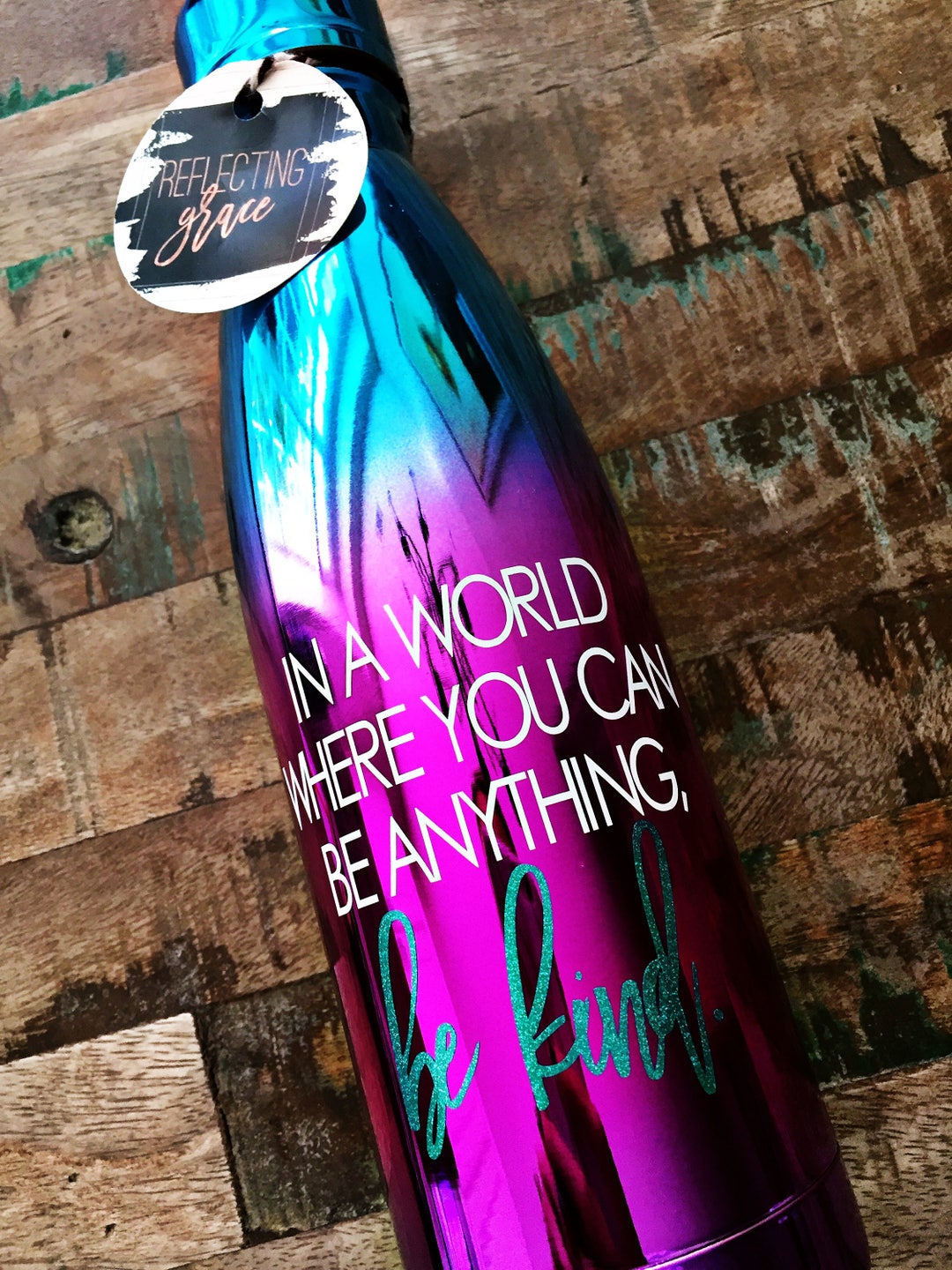 Like a Yeti Water Bottle Like A Swell Water Bottle Be Kind Etsy