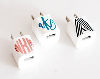 Personalized iPhone Charging Block Monogram