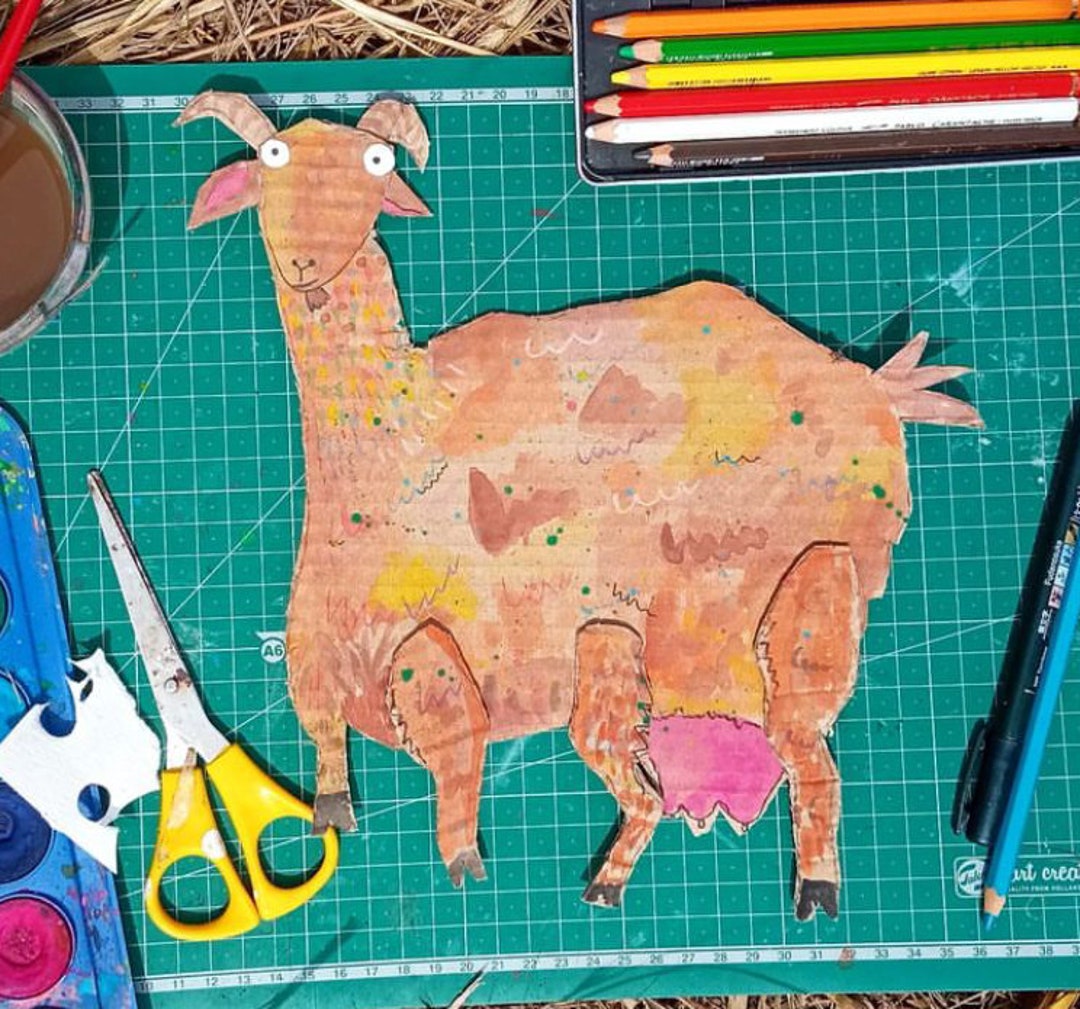 Cardboard Creatures Commissioned Handmade Animal Art Etsy