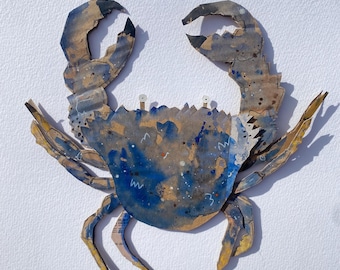 Cardboard Crab Art #2