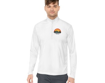 Uniseks pullover met kwartrits