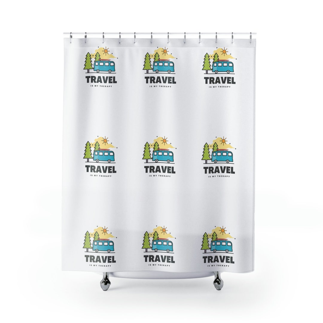 Travel Trailer Shower Curtains Etsy
