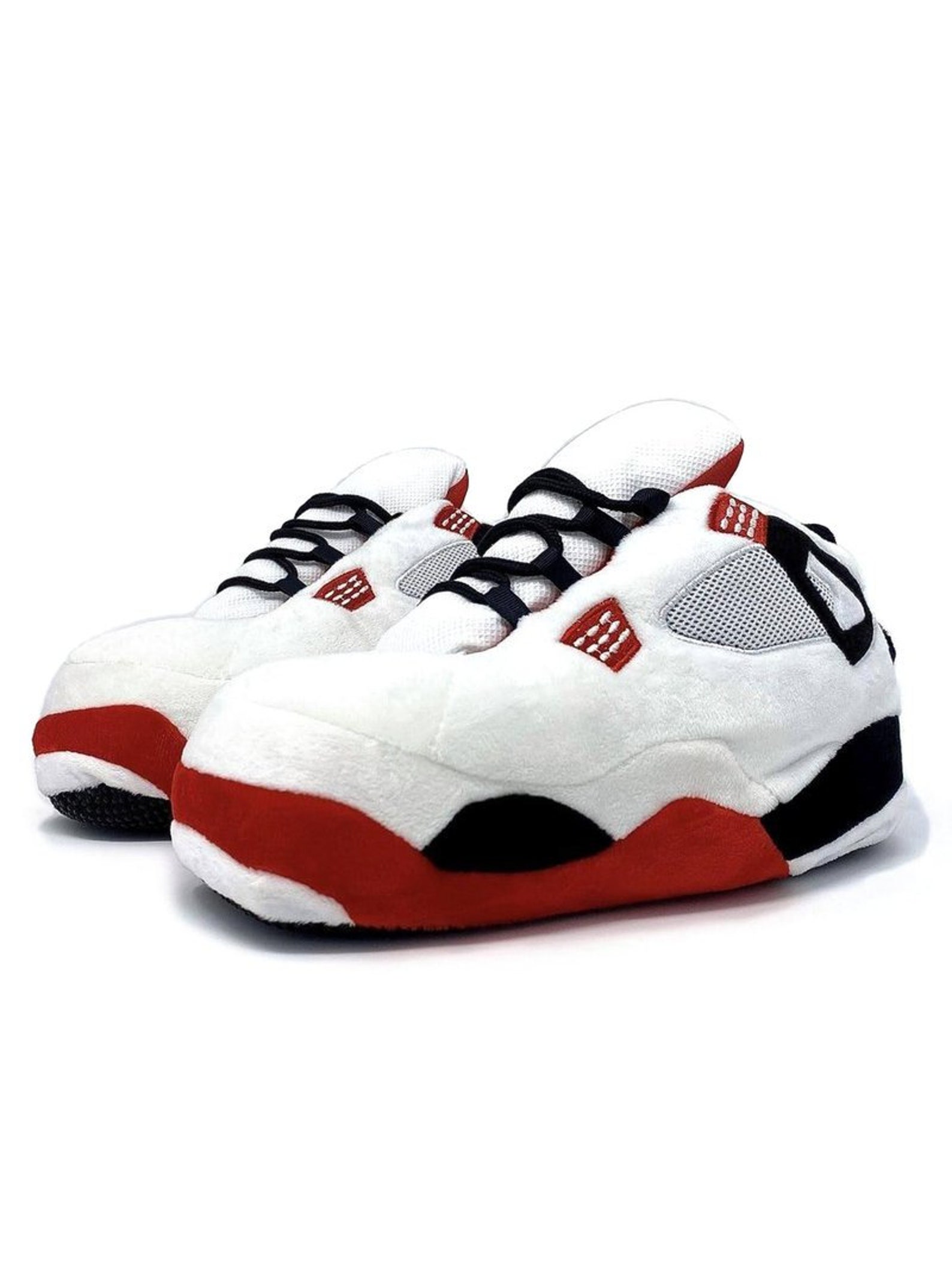 Jordan 11 White Bred home Slippers Etsy