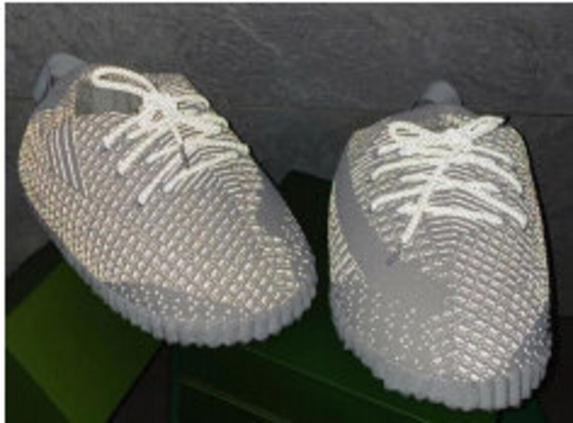 yeezy reflective slippers