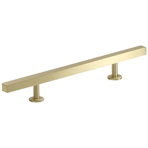 The Vouvant Collection Pull - 128mm Center to Center (5") - Satin Brass - Handle Pull Decorative Hardware
