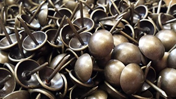 Vintage 100pcs Iron Furniture Decorative Antique Daisy Upholstery Nails Tacks
