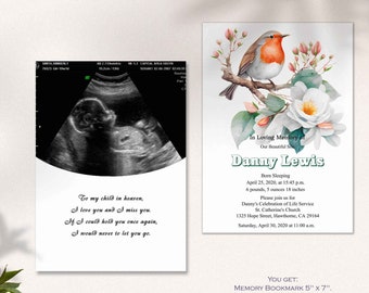 Trauerfeier | Programmvorlage für Baby | Jungen Gedenkprogramm | Feier des Lebens Säugling | Erinnerungsservice | Programm Totgeborene Baby