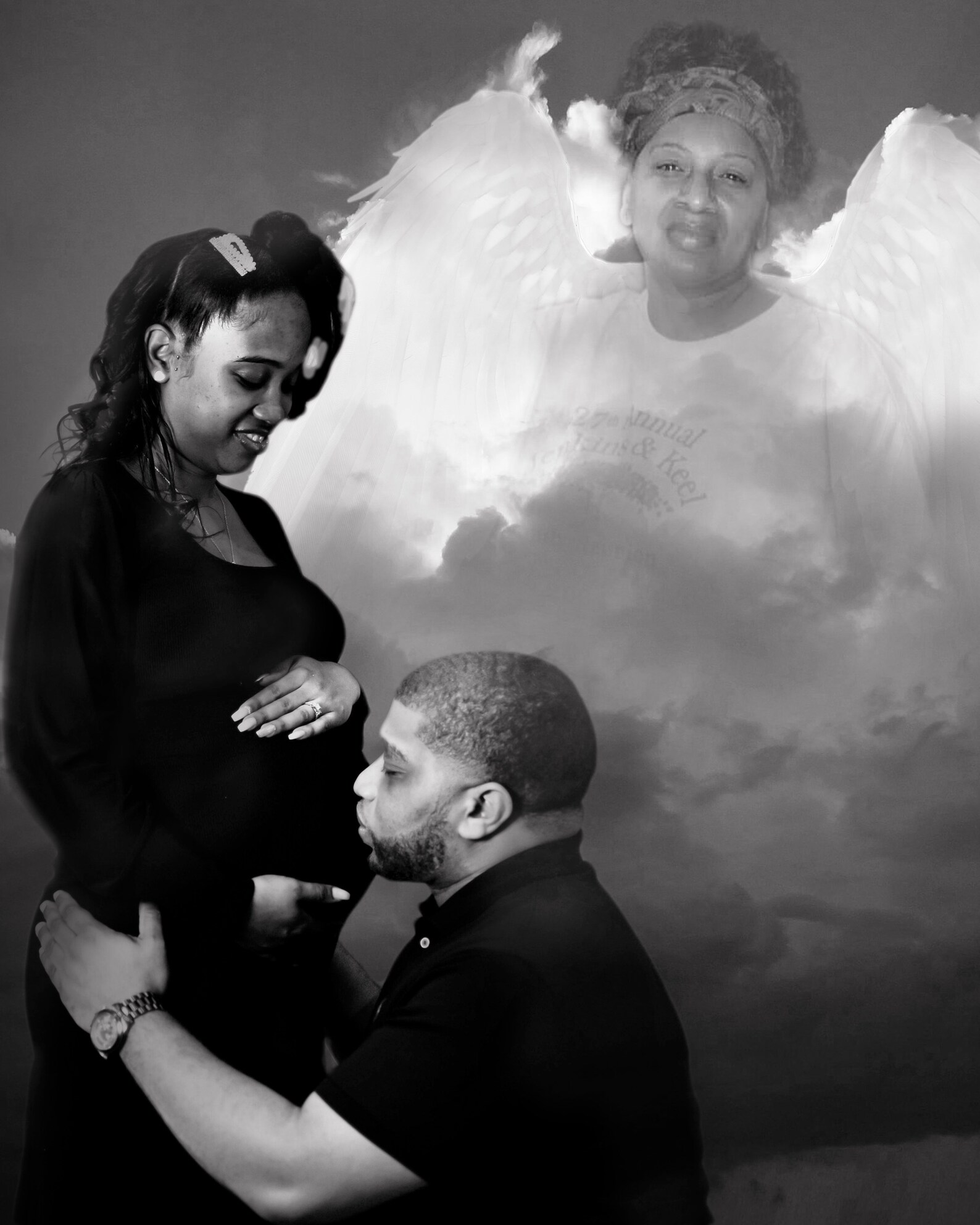 Add A Deceased Family Member To any Photo Memorial photo in Etsy