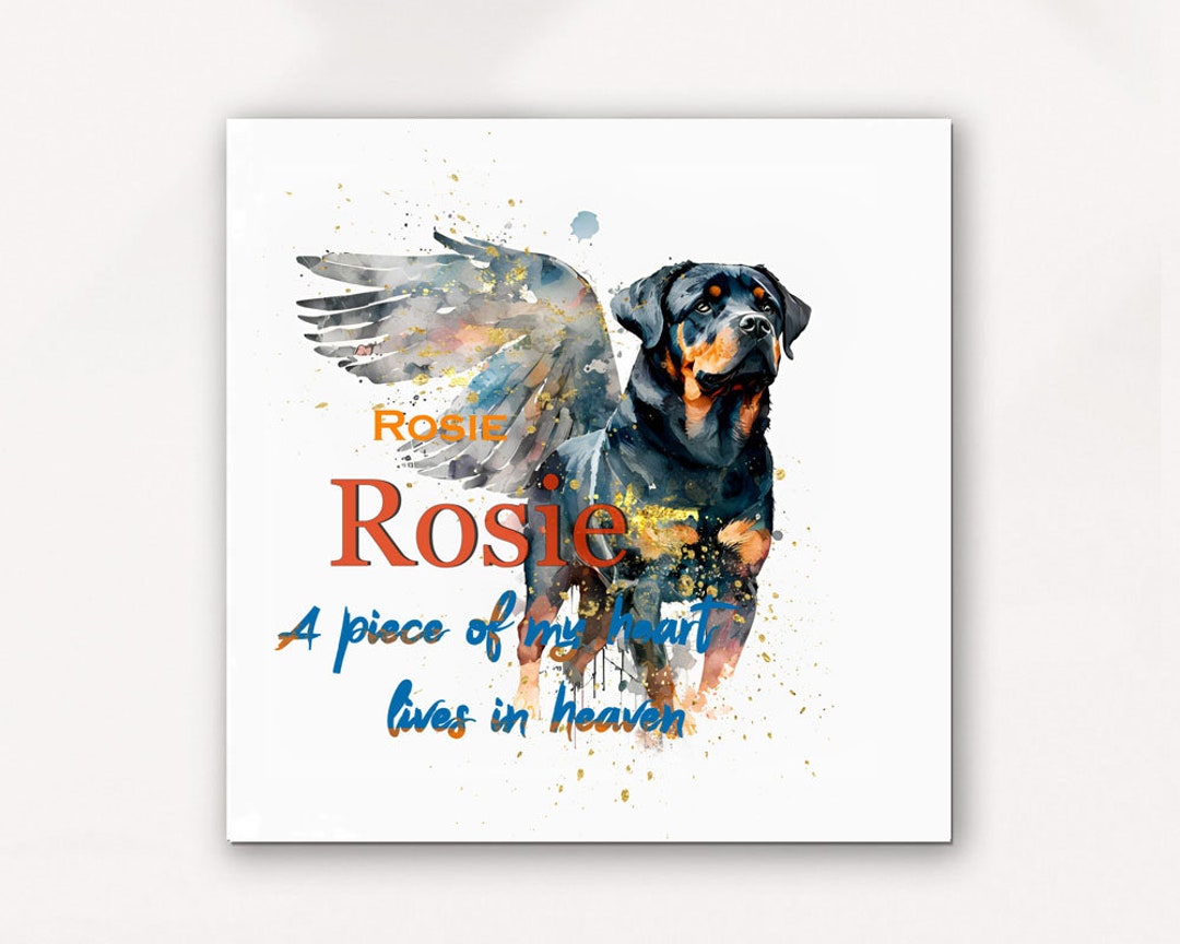 Pet Loss | Rottweiler Loss | When Tomorrow Starts Without Me | Loss of ...