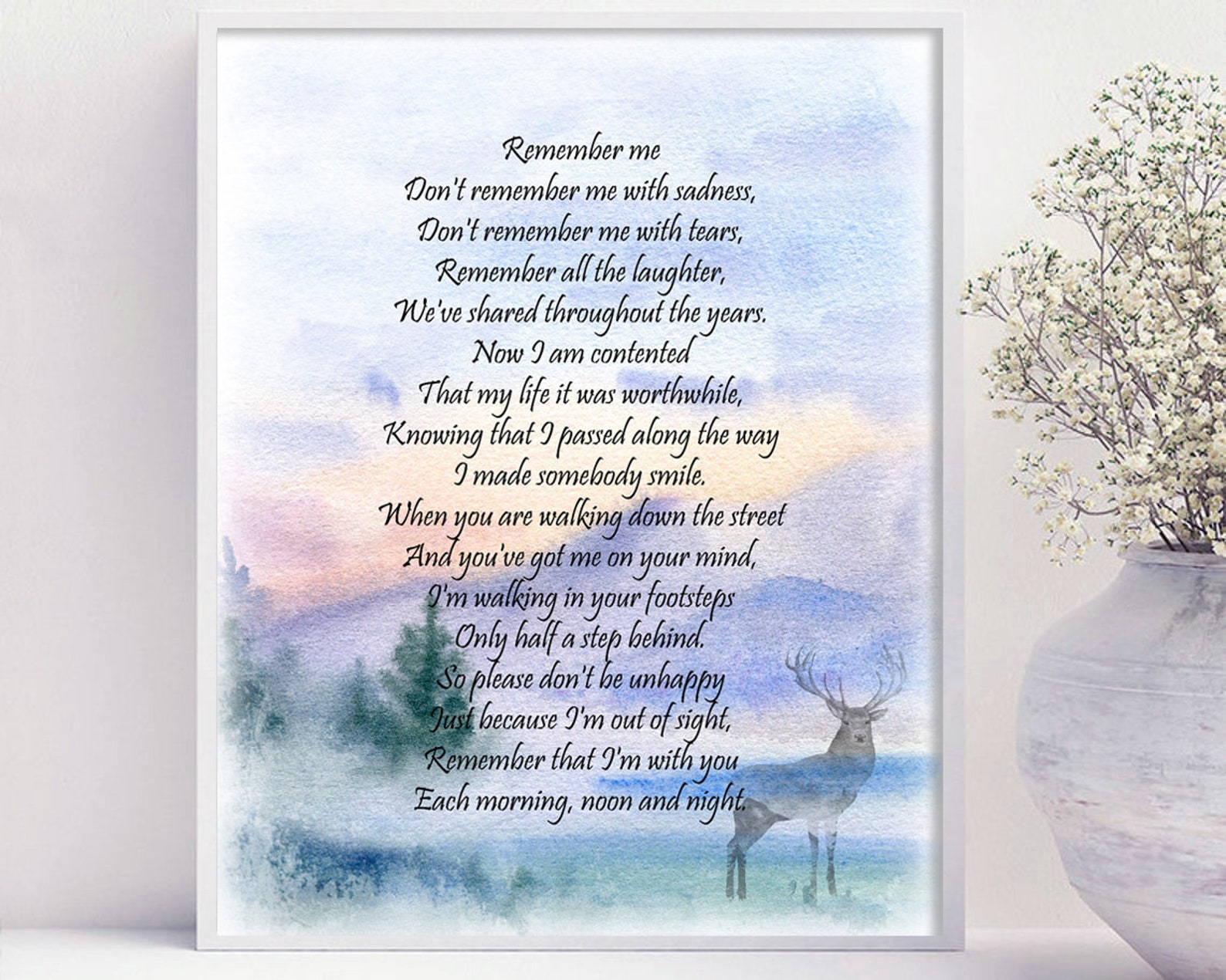 Don't Remember Me With Sadness in Loving Memory of Etsy UK Don't Remember Me With Sadness in Loving Memory of Etsy UK