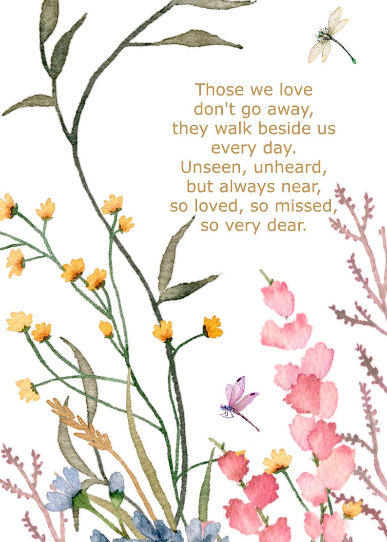 Wildflowers Butterfly Celebration of Life for Child Funeral Etsy