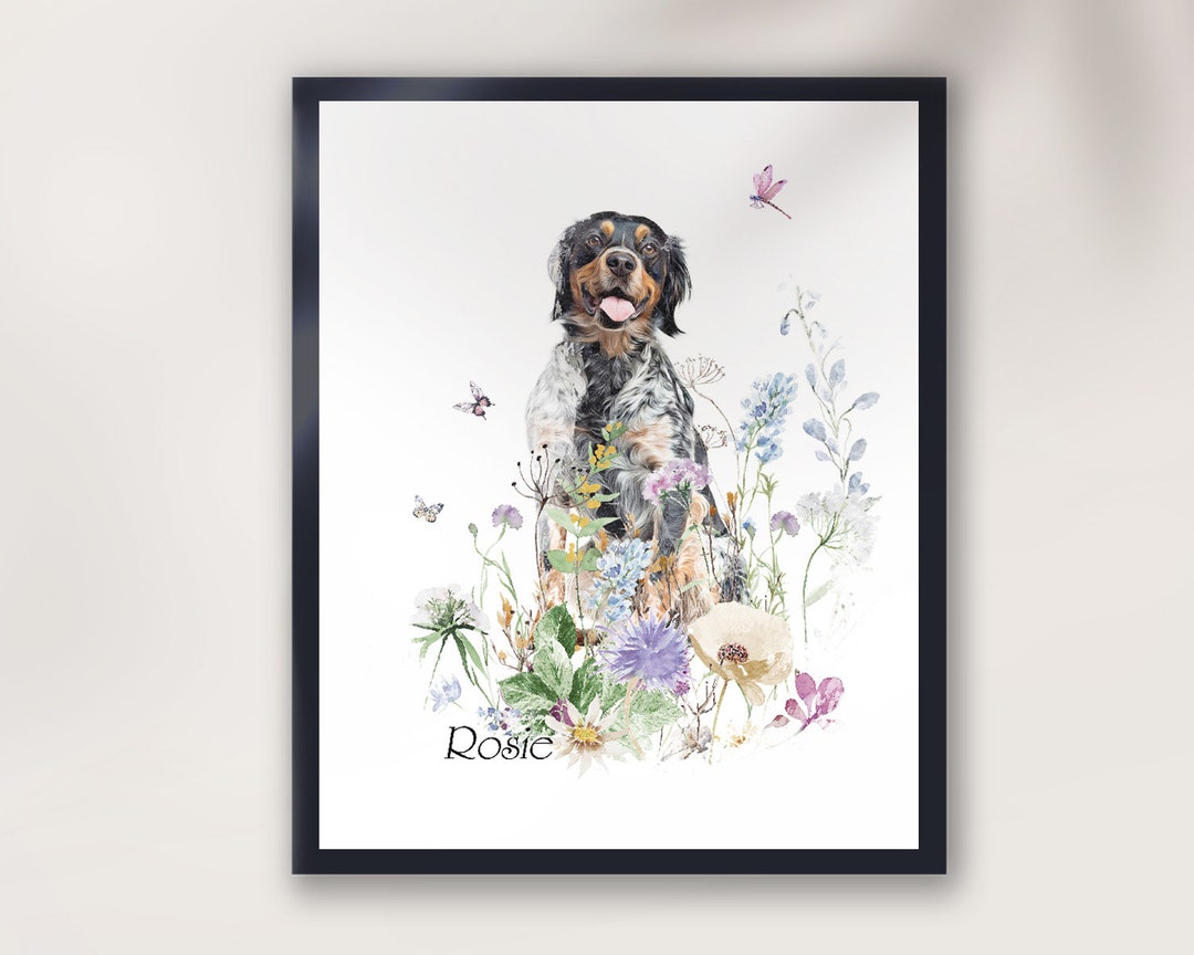 Picture Brittany Spaniel Dog Home Decor Dog Breed Btittany - Etsy