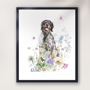 Picture Brittany Spaniel Dog, Home decor dog breed Btittany, gift for family, gift for children, Brittany Spaniel Nursery print, Funny dog