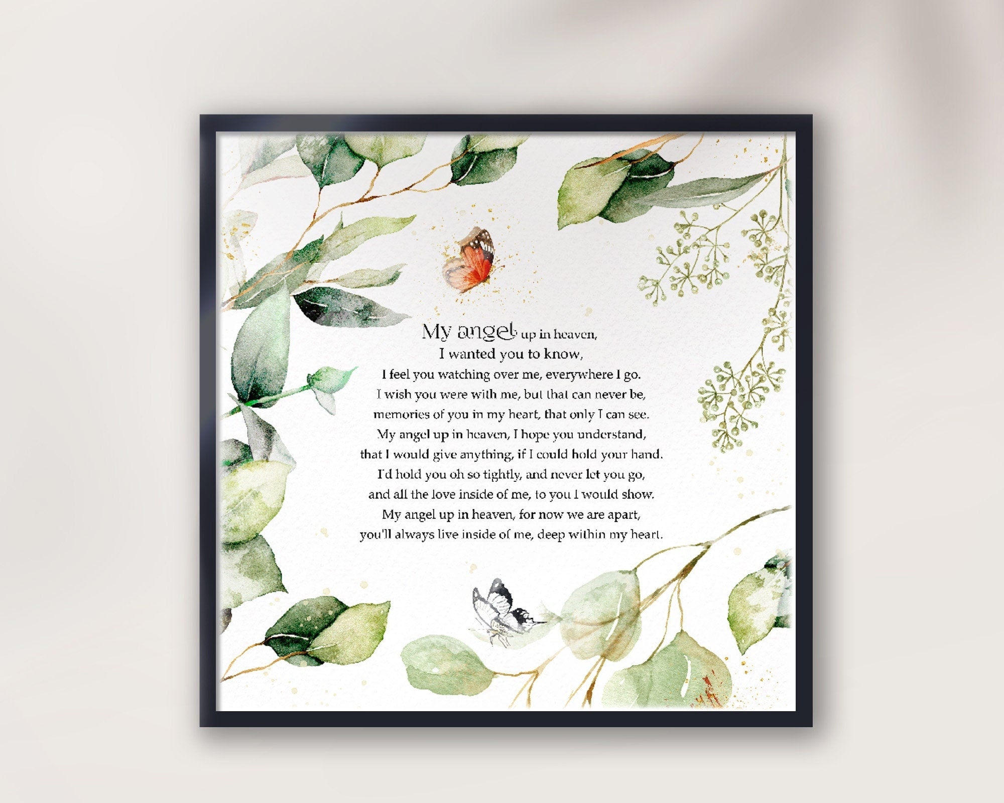 Angel Going To Heaven Poem