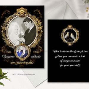 Personalized Anniversary Gift | 50th Anniversary Gift |  50th Anniversary Gifts for Parents | 50th Anniversary Gifts for Couples with photo